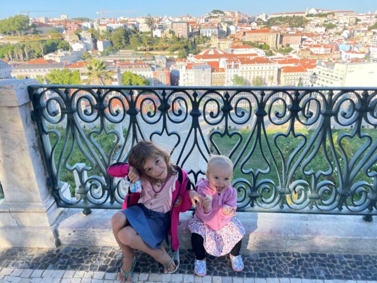 Miradouro de São Pedro de Alcântara in Lisbon Portugal