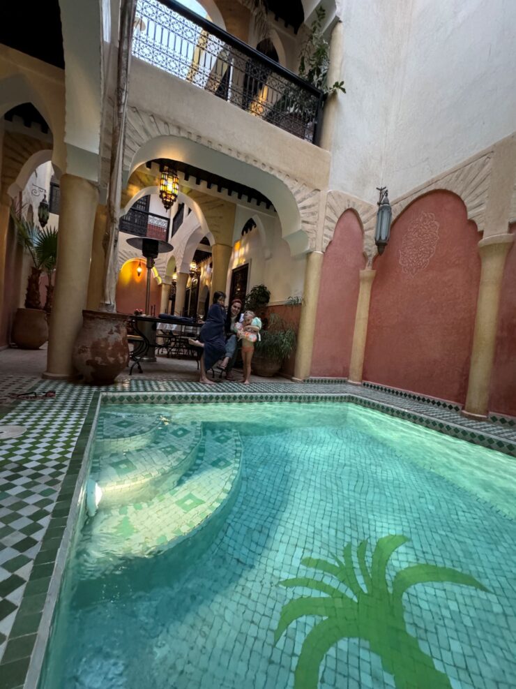 Pool at Riad Itrane Marrakech Morocco