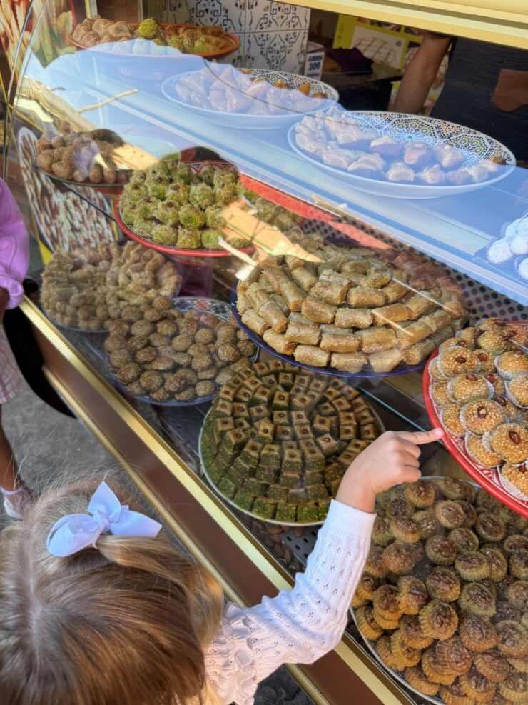 Pastries at La Patisserie Marocaine Marrakech Morocco