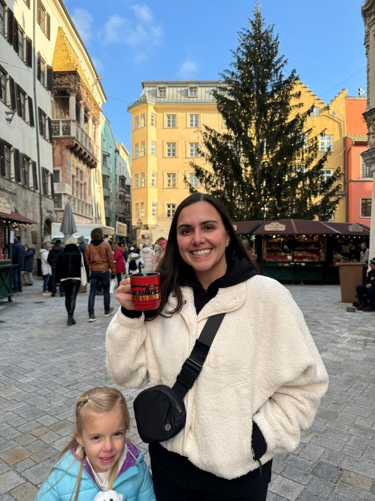 Gluhwein at the Christmas market in Innsbruck, Austria