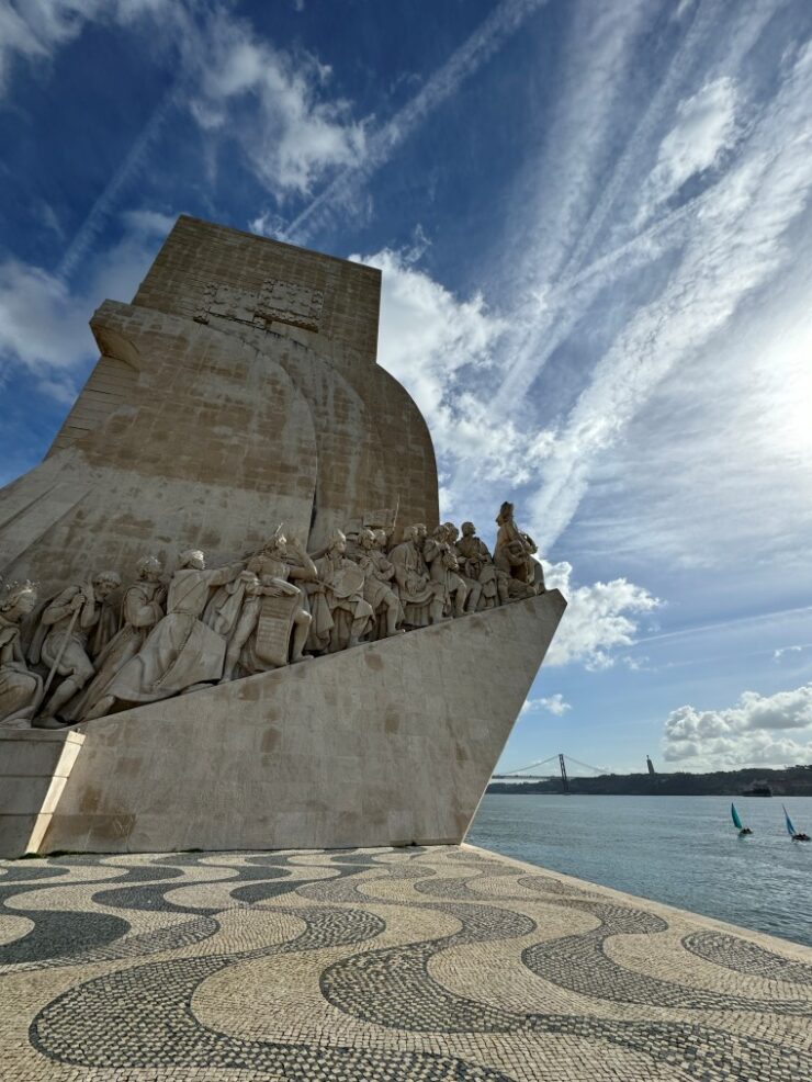 Monument to the Discoveries (Padrão dos Descobrimentos) in Belem Lisbon Portugal