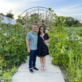 The gardens of Noma celebrate summer in Copenhagen, Denmark.